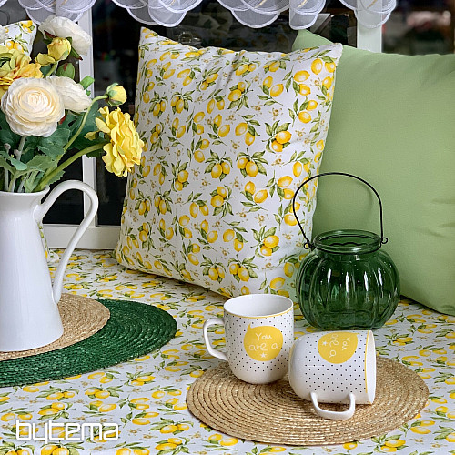 Housse de coussin déco LEMON DELIGHT