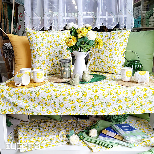 Nappe et foulard LEMON DELIGHT