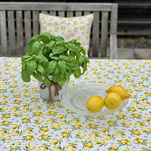 Nappe et foulard LEMON DELIGHT