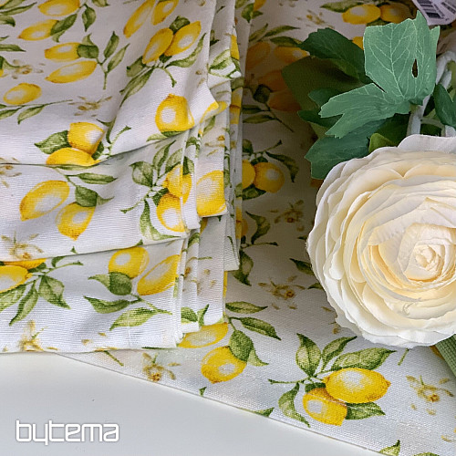 Nappe et foulard LEMON DELIGHT