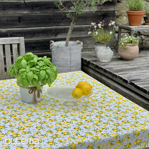 Nappe et foulard LEMON DELIGHT