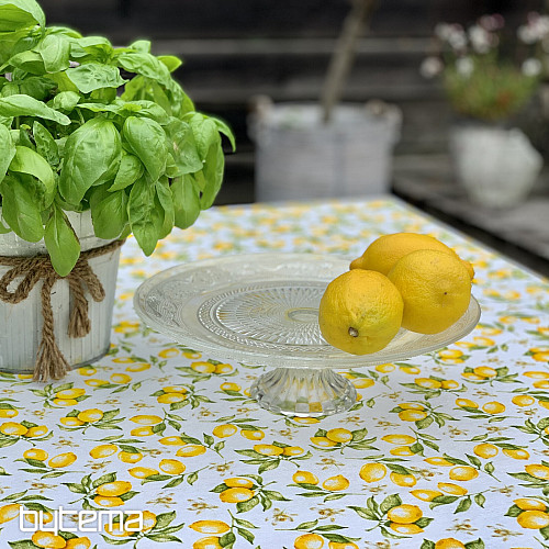 Nappe et foulard LEMON DELIGHT