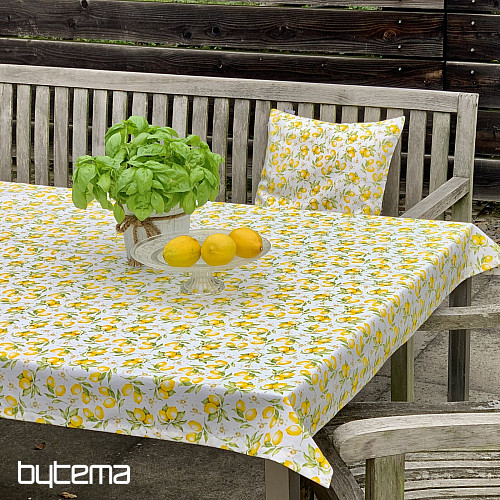 Nappe et foulard LEMON DELIGHT