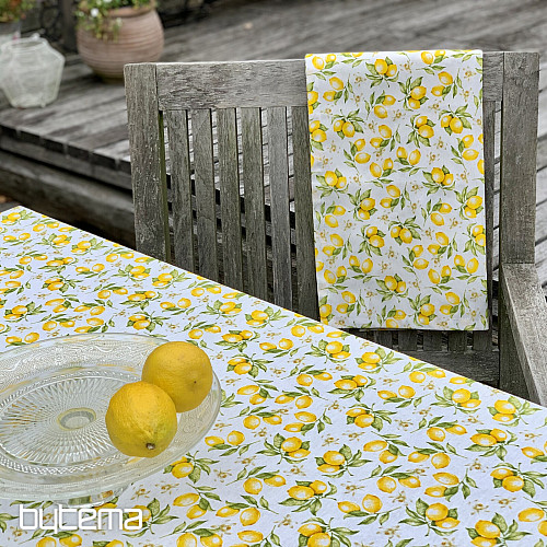Nappe et foulard LEMON DELIGHT