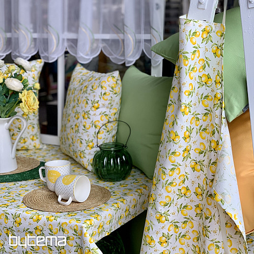 Nappe et foulard LEMON DELIGHT