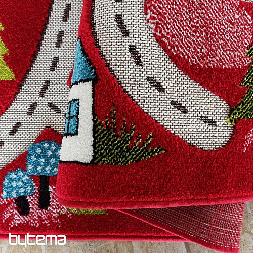 Tapis enfant Color Kids 02 rouge