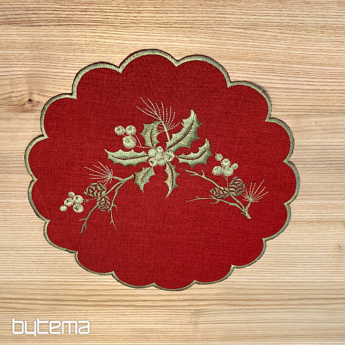 Nappe VERT GRISME et nappe ovale