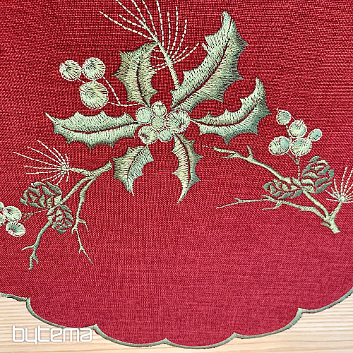 Nappe VERT GRISME et nappe ovale