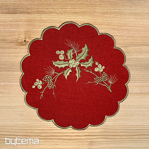 Nappe VERT GRISME et nappe ovale