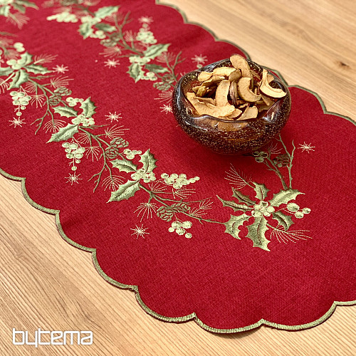 Nappe VERT GRISME et nappe ovale