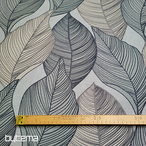 Tissu déco MAXI LISTEY gris