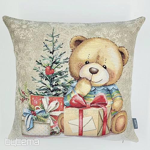 Housse de tapisserie de Noël OURS EN PELUCHE AVEC CADEAUX