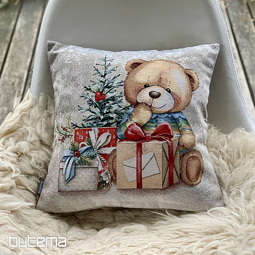Housse de tapisserie de Noël OURS EN PELUCHE AVEC CADEAUX