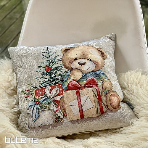 Housse de tapisserie de Noël OURS EN PELUCHE AVEC CADEAUX