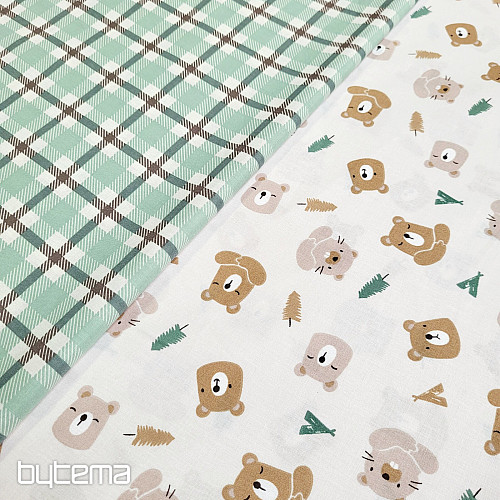 Tissu coton NATHAN carreaux