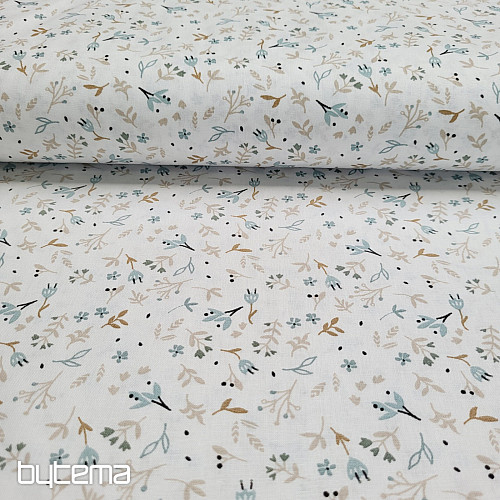 Tissu coton MINI FLEURS