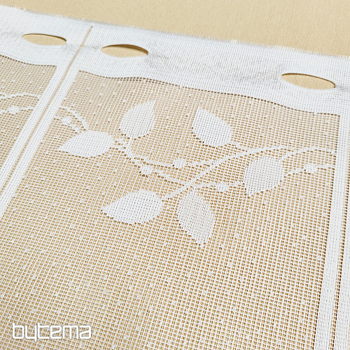 Rideau vitrail jacquard FEUILLES D'AUTOMNE