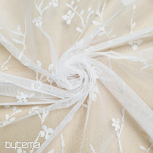 Rideau jacquard FLEURS