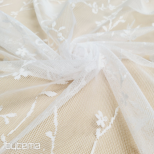 Rideau jacquard FLEURS