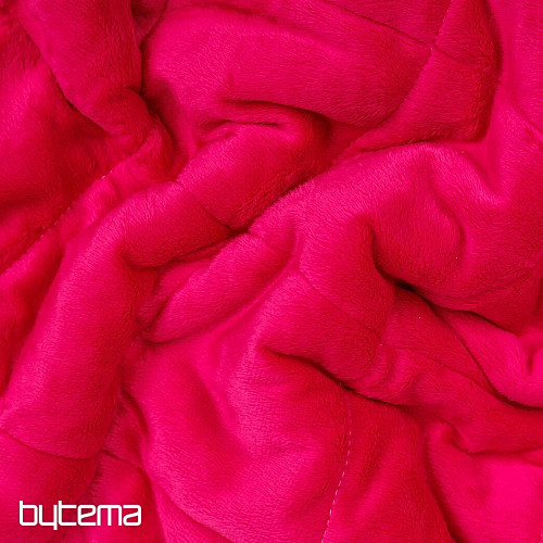 Couverture microfibre EXTRA DOUCE point mouton ROSE