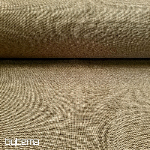 Tissu de décoration design unicolore ALBA 2/10 SV. BRUN