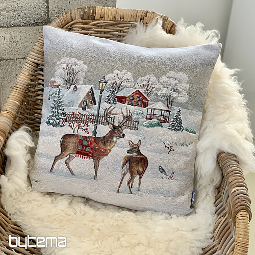 Housse tapisserie de Noël WINTER IDYL