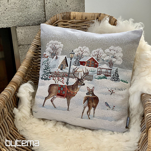 Housse tapisserie de Noël WINTER IDYL