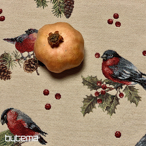 Décor de table de Noël OISEAUX D&#39;HIVER