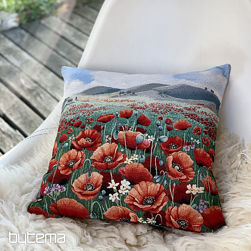 Housse de coussin tapisserie POPPY FIELD