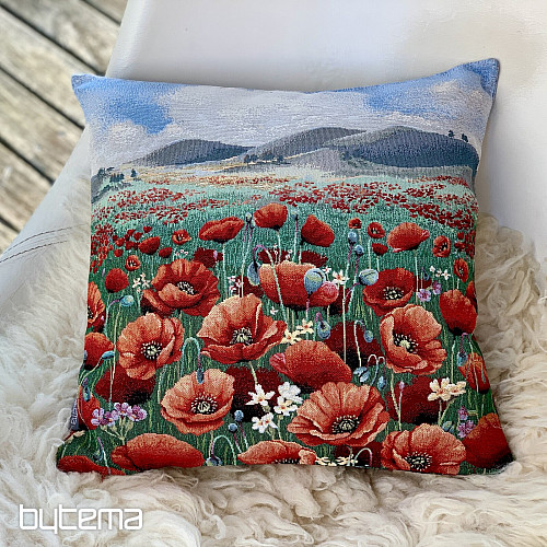 Housse de coussin tapisserie POPPY FIELD
