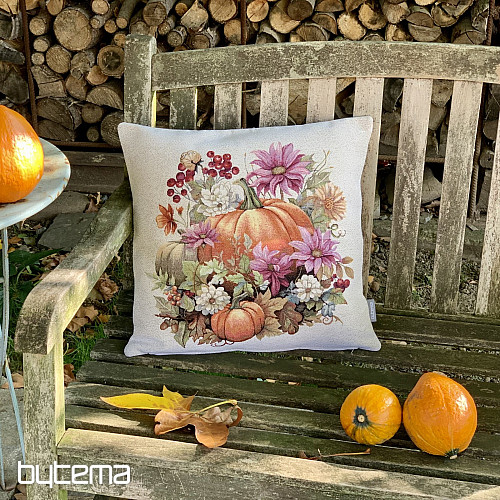 Housse de coussin tapisserie TEMPS D'AUTOMNE