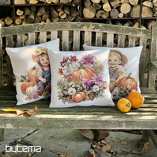 Housse de coussin tapisserie TEMPS D'AUTOMNE