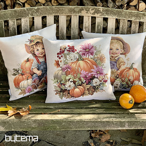 Housse de coussin tapisserie TEMPS D'AUTOMNE