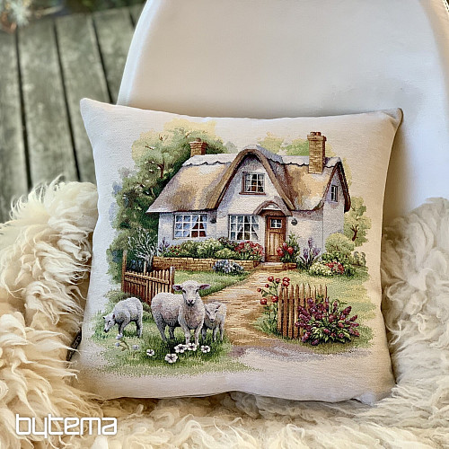 Housse de coussin en tapisserie COTSWOLDS SHEEP
