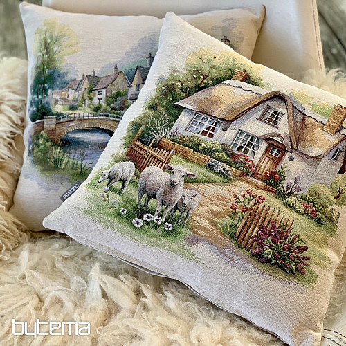 Housse de coussin en tapisserie COTSWOLDS SHEEP