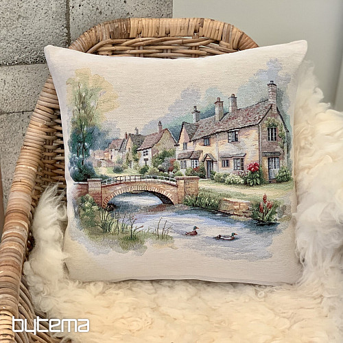 Housse de coussin en tapisserie COTSWOLDS GRIDGE