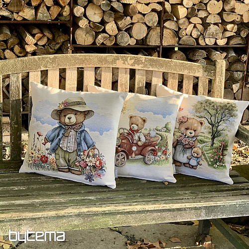 Housse de coussin tapisserie TEDDY SPRING