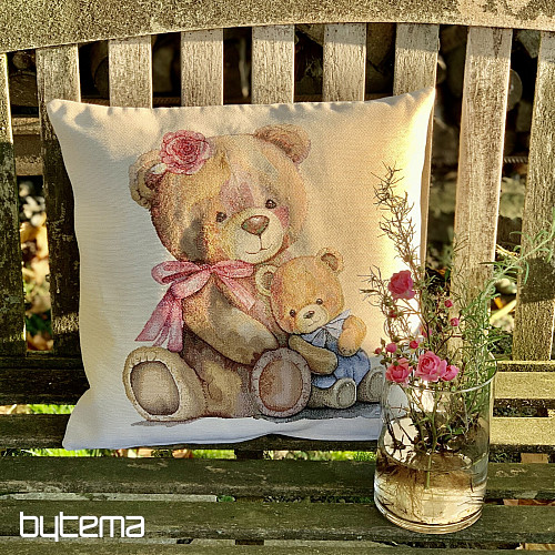 Housse de coussin tapisserie MISS BEAR