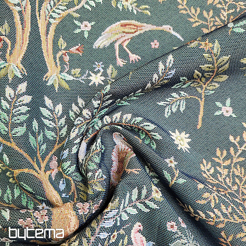 Tissu tapisserie WILLIAM MORRIS vert