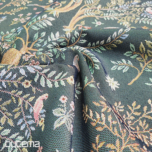 Tissu tapisserie WILLIAM MORRIS vert