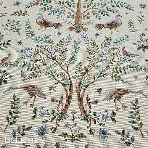 Tissu tapisserie WILLIAM MORRIS beige
