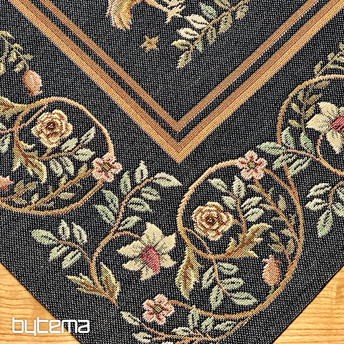 Nappe et foulard tapisserie WILLIAM MORRIS bleu