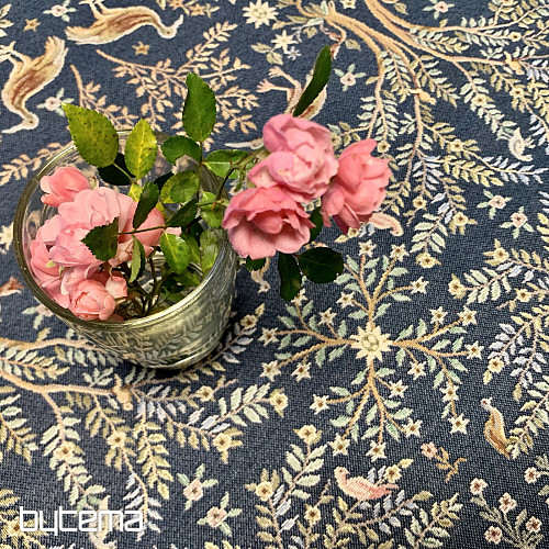 Nappe et foulard tapisserie WILLIAM MORRIS bleu