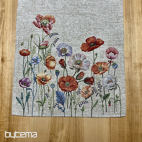 Nappe et foulard tapisserie POPPY ROMANCE