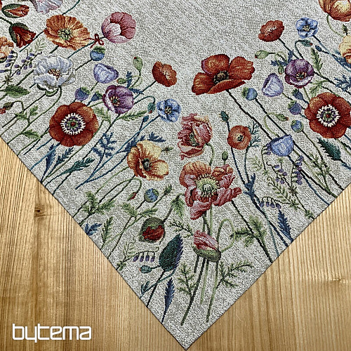 Nappe et foulard tapisserie POPPY ROMANCE