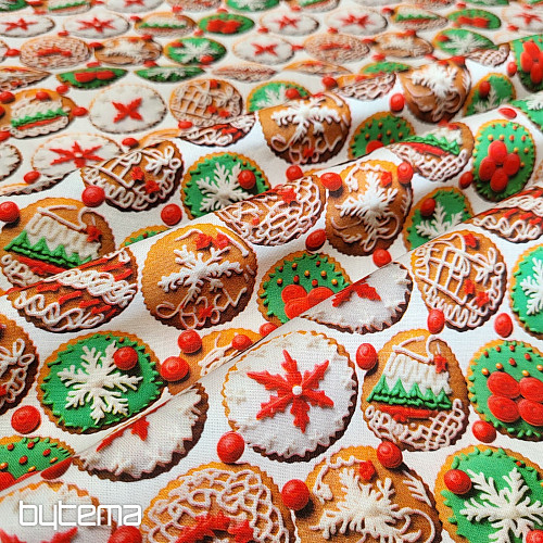 Tissu en coton TASSES GINGERBALL
