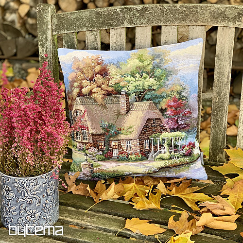 Housse de coussin tapisserie COTSWOLDS 1