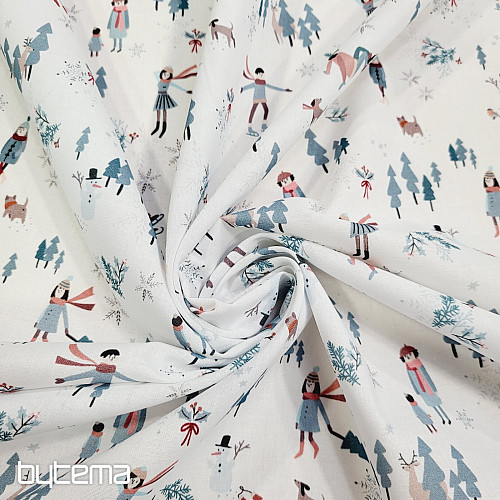 Tissu en coton RELAX D&#39;HIVER