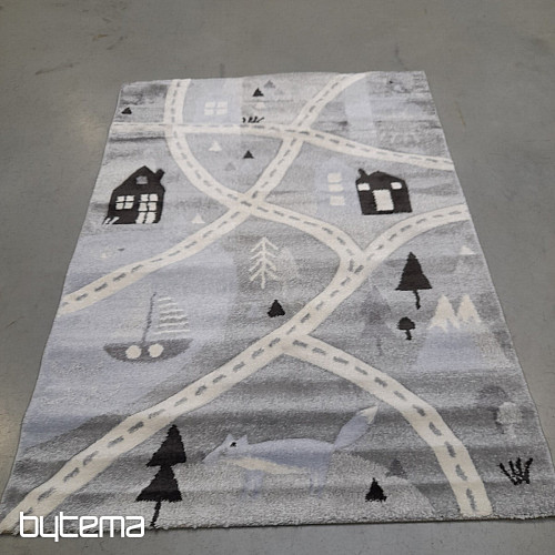 Tapis enfant HAPPY 310 argent