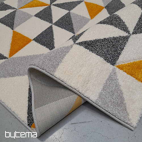 Tapis enfant TRIANGLES JAUNES